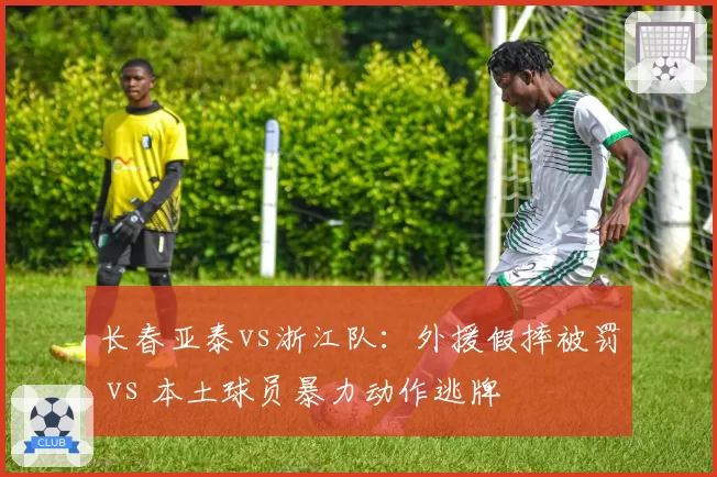 长春亚泰vs浙江队:外援假摔被罚 vs 本土球员暴力动作逃牌